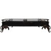 Clayre & Eef 5Y1284 Поднос черный железный 55x20x14 см Декор в античном стиле