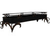 Clayre & Eef 5Y1284 Поднос черный железный 55x20x14 см Декор в античном стиле