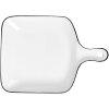 Керамічна миска Clayre & Eef 6CE2168 23x17x3 см білий чорний модерн