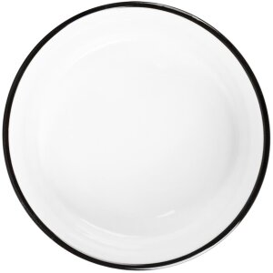 Керамічна миска Clayre & Eef 6CEBO0211 White Black...