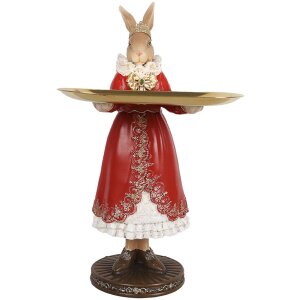Clayre & Eef 6PR5359 Украшение Кролик с миской...