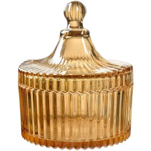 Clayre & Eef 6GL4724 Вазочка для хранения Желтая...