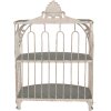Clayre & Eef 6Y5719 Настенная этажерка из железа, зелено-бежевая, 38x23x55 см, винтаж