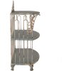 Clayre & Eef 6Y5719 Настенная этажерка из железа, зелено-бежевая, 38x23x55 см, винтаж