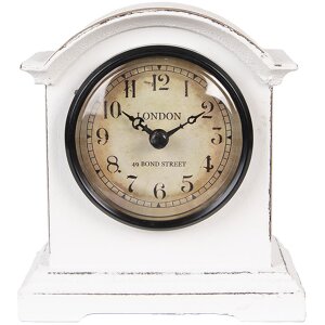Clayre & Eef 6KL0831 Настольные часы бело-коричневые...