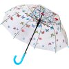 Juleeze JZUM0093 Зонт прозрачный с мотивом бабочки Ø 90x82 см Синий