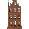 Clayre & Eef 6Y5791 Украшение для дома Набор из 2 металлических коричневых винтажных предметов в стиле кантри
