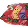 Clayre & Eef KT021.428 Подушка-чехол 44x44 см красный рождественский дизайн