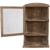 Clayre & Eef 50812 Шкаф настенный Коричневый 32x15x54 см Винтажное стекло