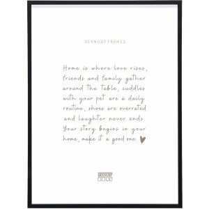 Deknudt S029S2 Простой алюминиевый фоторамка 18x24 см матовый черный