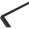 Deknudt S029S2 Простой алюминиевый фоторамка 18x24 см матовый черный