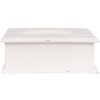 Clayre & Eef 6H2396 Коробка для салфеток Белый Дерево 28x16x10 см Винтаж