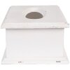 Clayre & Eef 6H2396 Коробка для салфеток Белый Дерево 28x16x10 см Винтаж