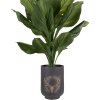 Clayre & Eef 6MG0109 Декоративный цветочный горшок с оленями серо-бежевый Ø 23x31 см