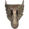 Clayre & Eef 6MG0112 Декоративный цветочный горшок коричнево-зеленый 30x15x43 см в стиле барокко