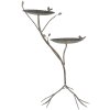 Clayre & Eef 6Y5656 Поїлка для птахів Метал Антик Зелено-коричневий 38x43x78см