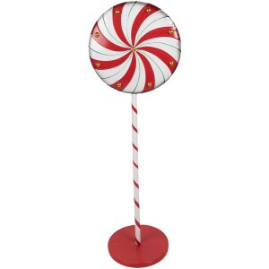 Clayre & Eef 6Y5733 Декорация Lollipop Красный-Белый...