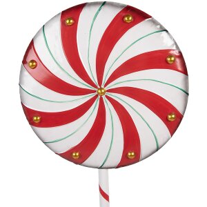 Clayre & Eef 6Y5733 Декорация Lollipop Красный-Белый...