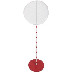 Clayre & Eef 6Y5733 Декорация Lollipop Красный-Белый 40x30x120 см