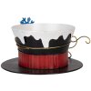 Clayre & Eef 6Y5736 Декоративний капелюх Ø22x12 см Чорний, Синій, Золотий