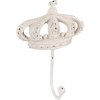 Clayre & Eef 6Y5773 Настенный крючок Iron White Antique 14x7x19 см Настенный крючок Shabby