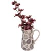 Декоративный кувшин Clayre & Eef с рисунком тыквы 16x12x18 см
