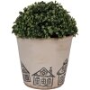 Декоративный горшок для цветов Clayre & Eef Ø 21x20 см