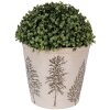 Декоративный горшок для цветов Clayre & Eef Ø 21x20 см