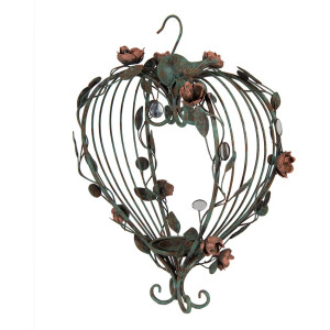 Подвесной подсвечник Сердце 43x22x60 см Clayre & Eef