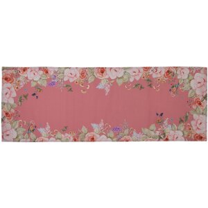 Clayre & Eef Дорожка на стол 50x140 см. Цветочный...