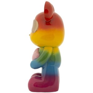 Rainbow Bear Ведмедик-стійка Барвистий 22,5x17,5x42,5 см Polyresin