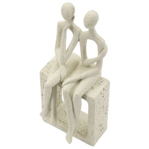 Mauro Ferretti Stons Пара Статуэтка 11,5x9x25 см кремовая