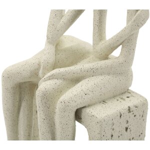 Mauro Ferretti Stons Пара Статуэтка 11,5x9x25 см кремовая