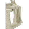 Mauro Ferretti Stons Пара Статуэтка 11,5x9x25 см кремовая