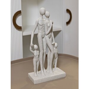 Mauro Ferretti Stons Фігурка Сімя 16x8x30,5 см кремова