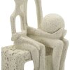 Статуэтка Mauro Ferretti Stons Материнство 10x7,5x26 см кремовая