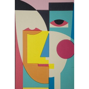 Настенное панно Mauro Ferretti Picassy с рамой 50x3,3x70 см