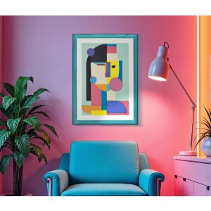 Mauro Ferretti Настенная картина Picassy с рамой 50x3,3x70 см
