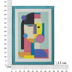 Mauro Ferretti Настенная картина Picassy с рамой 50x3,3x70 см