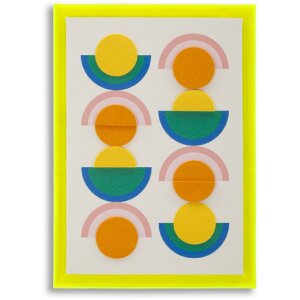 Mauro Ferretti Настенное панно Pop Art с рамой 50x3,3x70 см