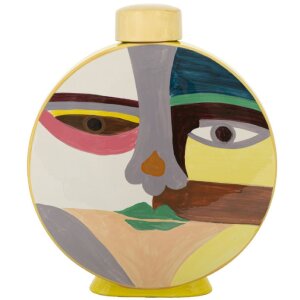 Ваза Mauro Ferretti Piccassy Цвет круглая 28x9x33 см