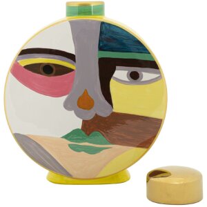 Ваза Mauro Ferretti Piccassy Цветная Круглая 23x9x28 см