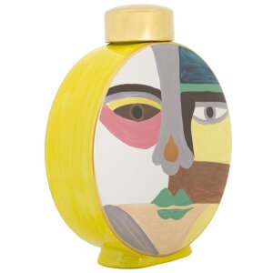 Ваза Mauro Ferretti Piccassy Цветная Круглая 23x9x28 см