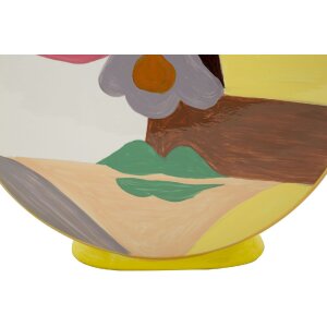 Ваза Mauro Ferretti Piccassy Цветная Круглая 23x9x28 см