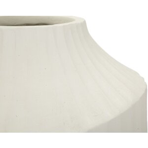 Ваза Mauro Ferretti Ice 28,5x50,5 см кремовая