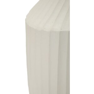 Ваза Mauro Ferretti Ice 28,5x50,5 см кремовая