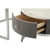 Mauro Ferretti Кофейні столи Greys 2 шт 70x45 – 50x40 см сірі срібні