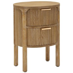 Mauro Ferretti Тумбочка Goteborg 38x34,5x52 см коричневий