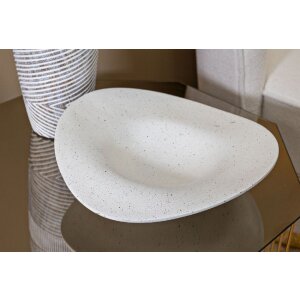 Mauro Ferretti Декоративная чаша Elegant 41x41x12 см кремовая