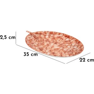 Mauro Ferretti Декочаша Крапля Browy 35x22x2,5 см коричнева